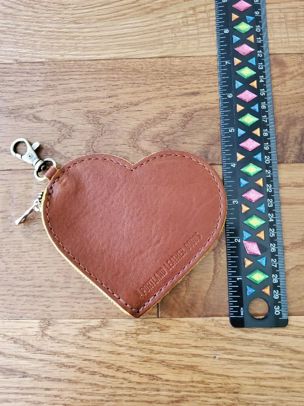 BNNU Portland Leather Honey Heart Pouch